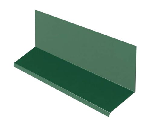Oberkante zur Kombination mit Abdeckleiste RŠ 250, Lack. Zink, mech. grün (RAL 6005)